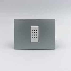 CHICHARRA O ZUMBADOR DE TIMBRE SIMPLE S33 PLACA PLATA Y DADO S22 BLANCO SINTHESI