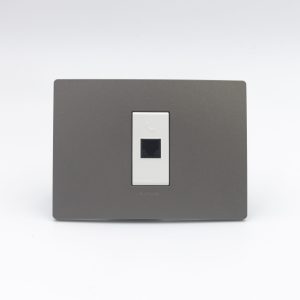 TOMA TELEFONICA RJ11 S33 PLACA PIEDRA Y DADO S22 BLANCO SINTHESI